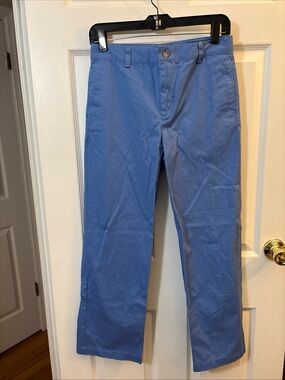 Men's Casual Straight-Leg Pants in Light Blue